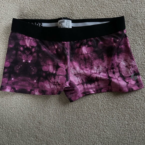 6 pairs of Soffe low rise spandex shorts girls XL (fits like a woman’s small) - Picture 3 of 8